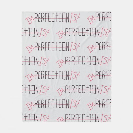 Imperfectionist Fleecedecke (Vorderseite)