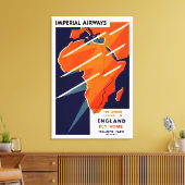 Imperial Airways Africa Leinwanddruck (Insitu (Wohnzimmer))