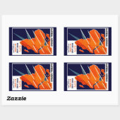 Imperial Airways Africa Rechteckiger Aufkleber (Blatt)