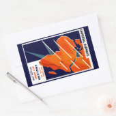 Imperial Airways Africa Rechteckiger Aufkleber (Umschlag)