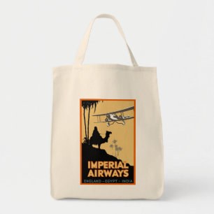 Imperial Airways ~ England - Ägypten - Indien Tragetasche