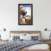 Imperial Airways Globe Leinwanddruck (Insitu (Schlafzimmer))