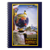 Imperial Airways Globe Notizblock (Vorderseite)