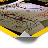 Imperial Airways Globe Poster (Ecke)