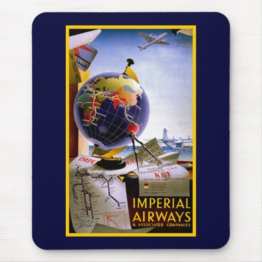 Imperial Airways Globus Mousepad (Vorne)
