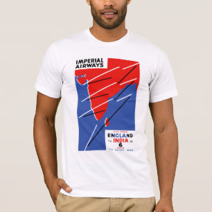 Imperial Airways ~ Indien T-Shirt