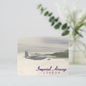 Imperial Airways Postkarte (Stehend Vorderseite)