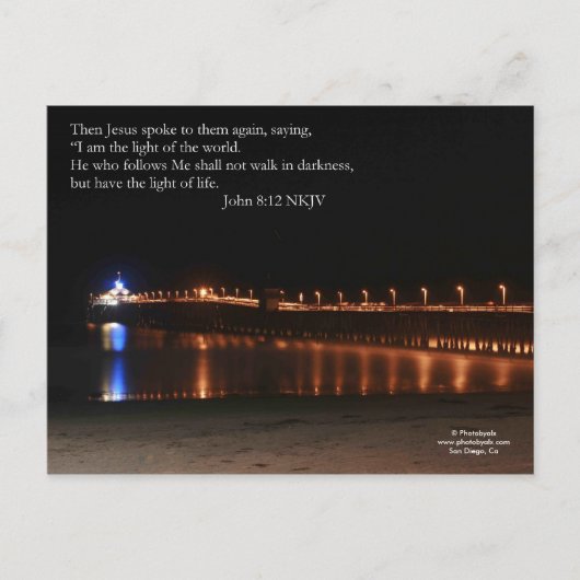 Imperial Beach Peer Postkarte (Vorderseite)