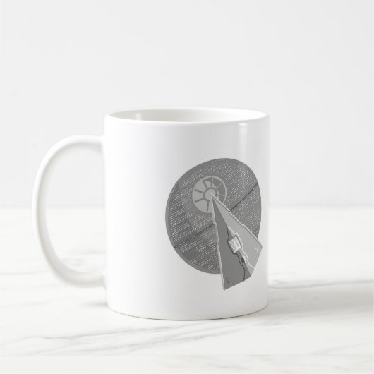 Imperial Destroyer in einschüchternder Kombination Kaffeetasse (Links)