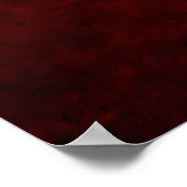 Imperial Faberge Eggs - Tsarevich Egg on Red Velve Poster (Ecke)