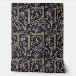 Imperial Gilded Lily: 19th-Century Chinoiserie Sil Tapete