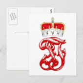 Imperial Monogram von Arch Duke Franz Ferdinand Postkarte (Vorne/Hinten)