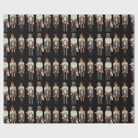 Imperial Nutcracker Weihnachtswrapping Paper Geschenkpapier (Flach)