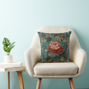 Imperial Peony Tapestry Kissen