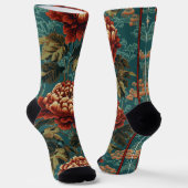 Imperial Peony Tapestry Socken (Gewinkelt)