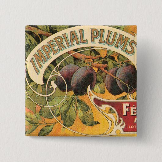 Imperial Plums Button (Vorderseite)
