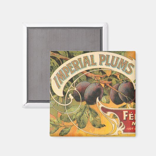 Imperial Plums Magnet (Vorderseite/Rückseite)