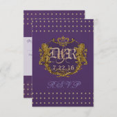 Imperial R.S.V.P. RSVP Karte (Vorne/Hinten)