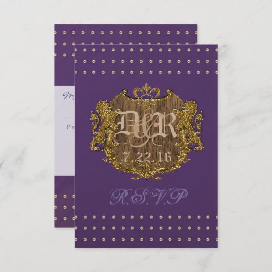 Imperial R.S.V.P. RSVP Karte (Vorne/Hinten)