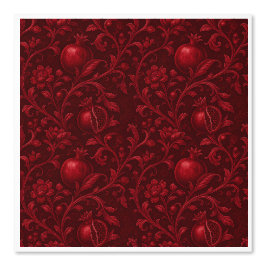 Imperial Ruby Garden | Granatapfel Persisch-(B) Tapete