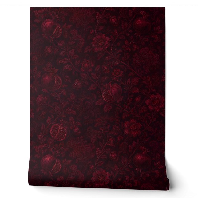 Imperial Ruby Garden | Granatapfel Persisch-(C) Tapete (Abrollen)