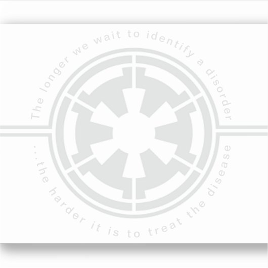 IMPERIAL SECURITY BUREAU AUFKLEBER (Vorderseite)