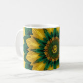 Imperial Solar Flower Mandala Luxury Keychain  Kaffeetasse (Vorderseite Links)
