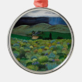 Imperial Stock Ranch Silbernes Ornament (Vorne)