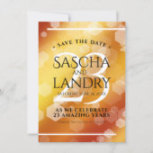 Imperial Topaz Hochzeitstag Sa Save The Date (Vorderseite)