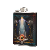 Imperial View Fraktal Art Flask Flachmann (Links)