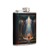 Imperial View Fraktal Art Flask Flachmann (Rechts)