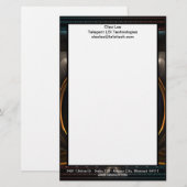 Imperial View Fraktal Kunst, Dichtung und Musik Briefpapier (Vorne/Hinten)