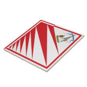 Imperiale Contrada della Giraffa - Giraffe Palio Fliese (Seite)