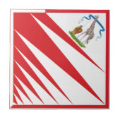 Imperiale Contrada della Giraffa - Giraffe Palio Fliese (Vorderseite)