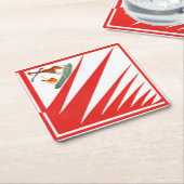 Imperiale Contrada della Giraffa - Giraffe Palio Rechteckiger Pappuntersetzer (angewinkelt)