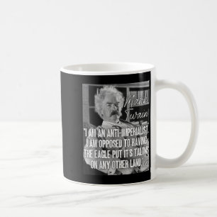Imperialismus Mark Twain Zitat Anti-Kriegsziffer A Kaffeetasse