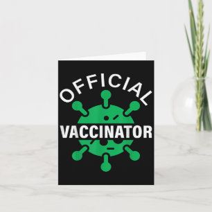 Impfärztin Krankenschwester Shirt geimpft Grafisch Karte
