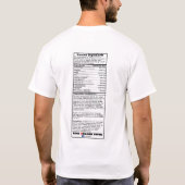 Impfbestandteil-Aufkleber-T - Shirt (Rückseite)