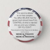 Impfdebatte Button (Vorderseite)