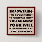 Impfdebatte Button (Vorderseite)