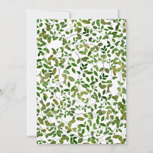 Impfende Wiedersehen-Schmetterlinge Einladung (Rückseite)