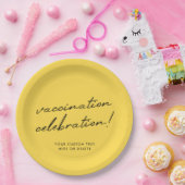 Impffeier | Modernes Gelbes Party Pappteller (Party)