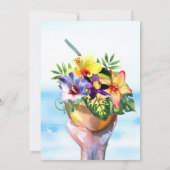 Impffeier | Wir wurden geimpft Einladung (Rückseite)