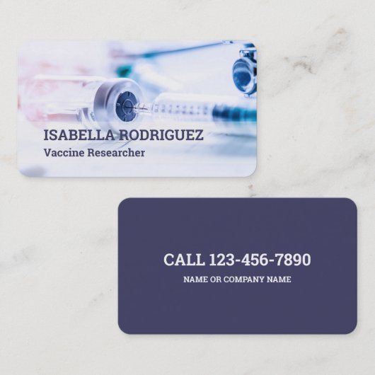 Impfforscher Visitenkarte (Vorne/Hinten)