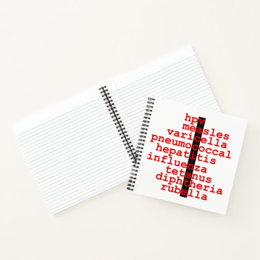 Impfheft Notizblock (Innenseite)