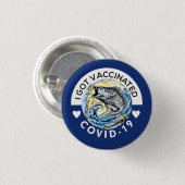 Impfknopf für Big Bass Fisherman Button (Vorne & Hinten)
