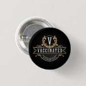 Impfknopf | Regal Emblem | VAX'd Button (Vorne & Hinten)