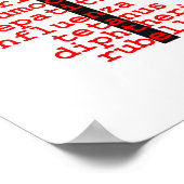 Impfplakat Poster (Ecke)