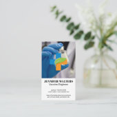 Impfstoff | Arzneimittel-Logo Visitenkarte (Stehend Vorderseite)