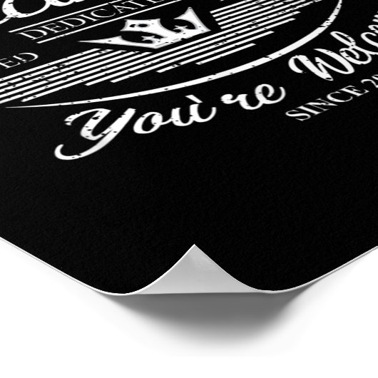 Impfstoff Funny Spaß Grafisches Zitat Vaccina Poster (Ecke)